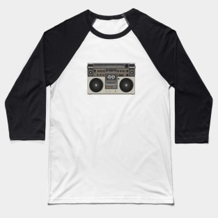 Retro  Boombox Baseball T-Shirt